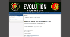 Desktop Screenshot of evolutionmartialartsokc.com